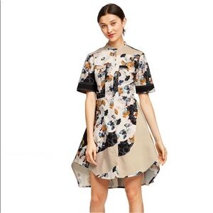 NWT 3.1 Phillip Lim For Target Floral Asymmetrical Shirt Dress (Size: S)